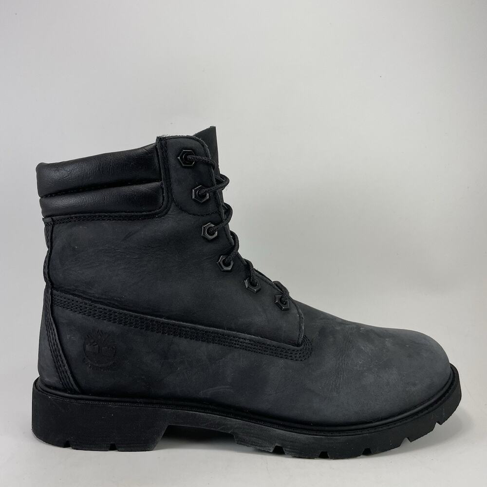 Timberland 6" Premium Primaloft Waterproof Black Nubuck Boots Womens Size 10